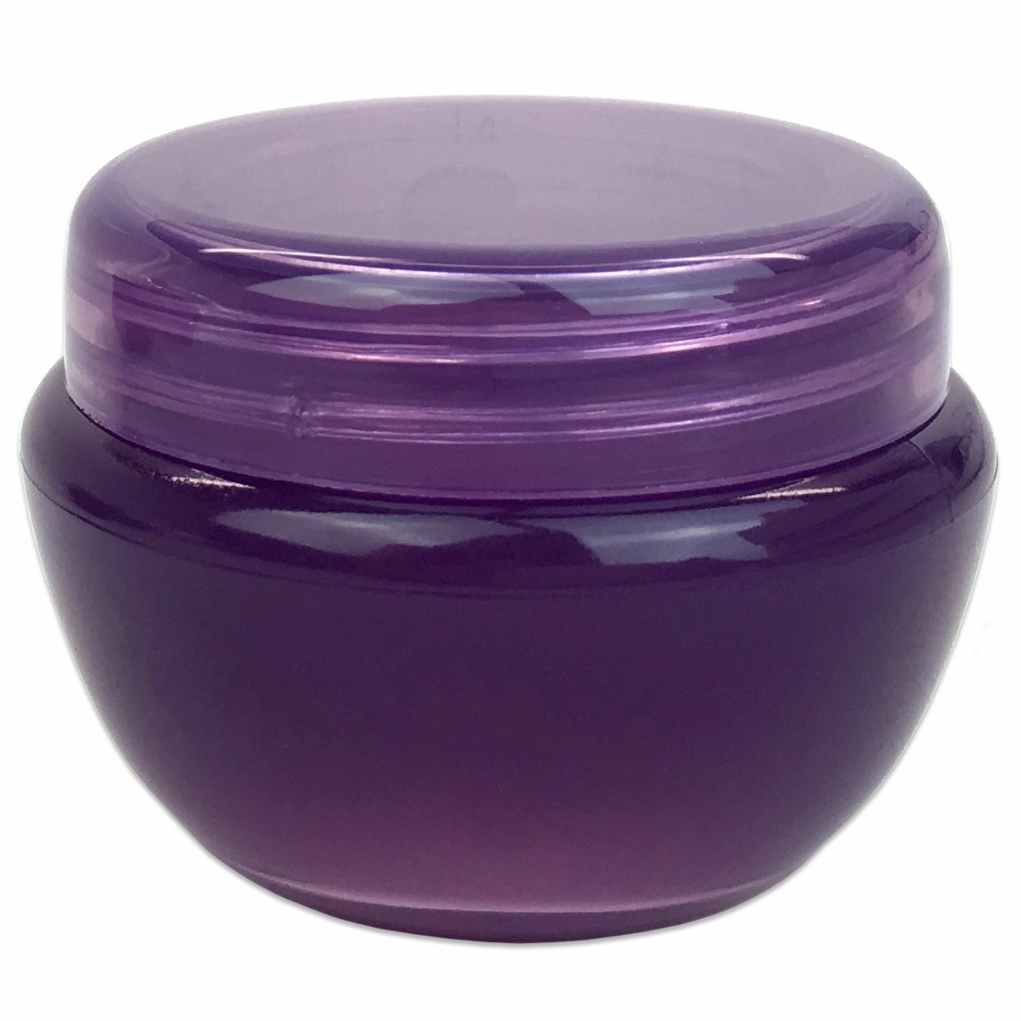 Beauticom® 10G/10ML (72 Pieces, Dark Purple) Frosted Container Jars with Inner Liner for Scrubs, Oils, Salves, Creams, Lotions, Makeup Cosmetics, Nail Accessories, Beauty Aids - BPA Free