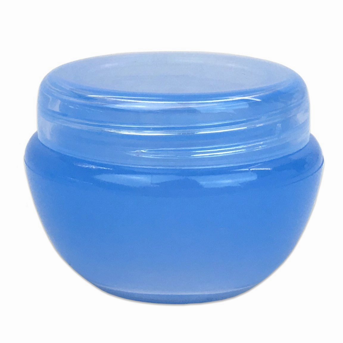 Beauticom® 10G/10ML Frosted Container Jars with Inner Liner for Scrubs, Oils, Salves, Creams, Lotions, Makeup Cosmetics, Nail Accessories, Beauty Aids - BPA Free (72 Pieces, Blue)