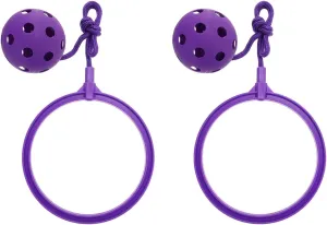 BESPORTBLE 2pcs Children's Bouncing Ball Jump Ball Ankle Ball Toy Ankle Skip Ball Jumping Ring Jump Skipping Ball Toy Ankle Train Toy Children Toy Children Swinging Ball Jump Swinging Ball