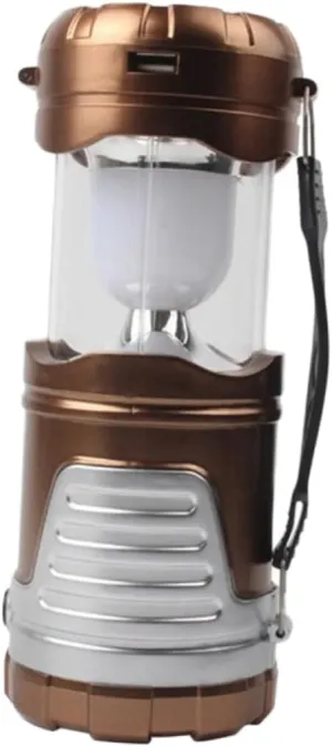 BESPORTBLE Portable Solar Camping Light Rechargeable Led for Tent Emergency Outdoor Led Lamp for Hiking Bronze