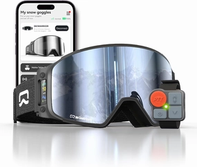 Bluetooth Smart Ski Goggles with Walkie-Talkie for Adult-Anti Fog Snowboard Goggles with Play Music,Answer Calls