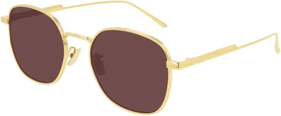 Bottega Veneta BV1014SK Square Sunglasses for Men for Women   BUNDLE with Designer iWear Eyewear Care Kit