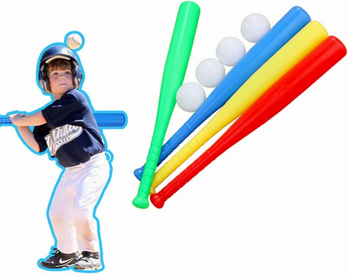 Boys Sports Toys 12 pcs Balls Kids   Bat Game Bats Toys Sports Children Batting Baseball for Toy Training and Skill Boys Practice Outdoor Sports Toys