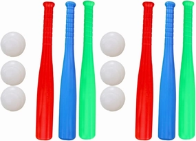 Boys Sports Toys 12 pcs Balls Kids   Bat Game Bats Toys Sports Children Batting Baseball for Toy Training and Skill Boys Practice Outdoor Sports Toys