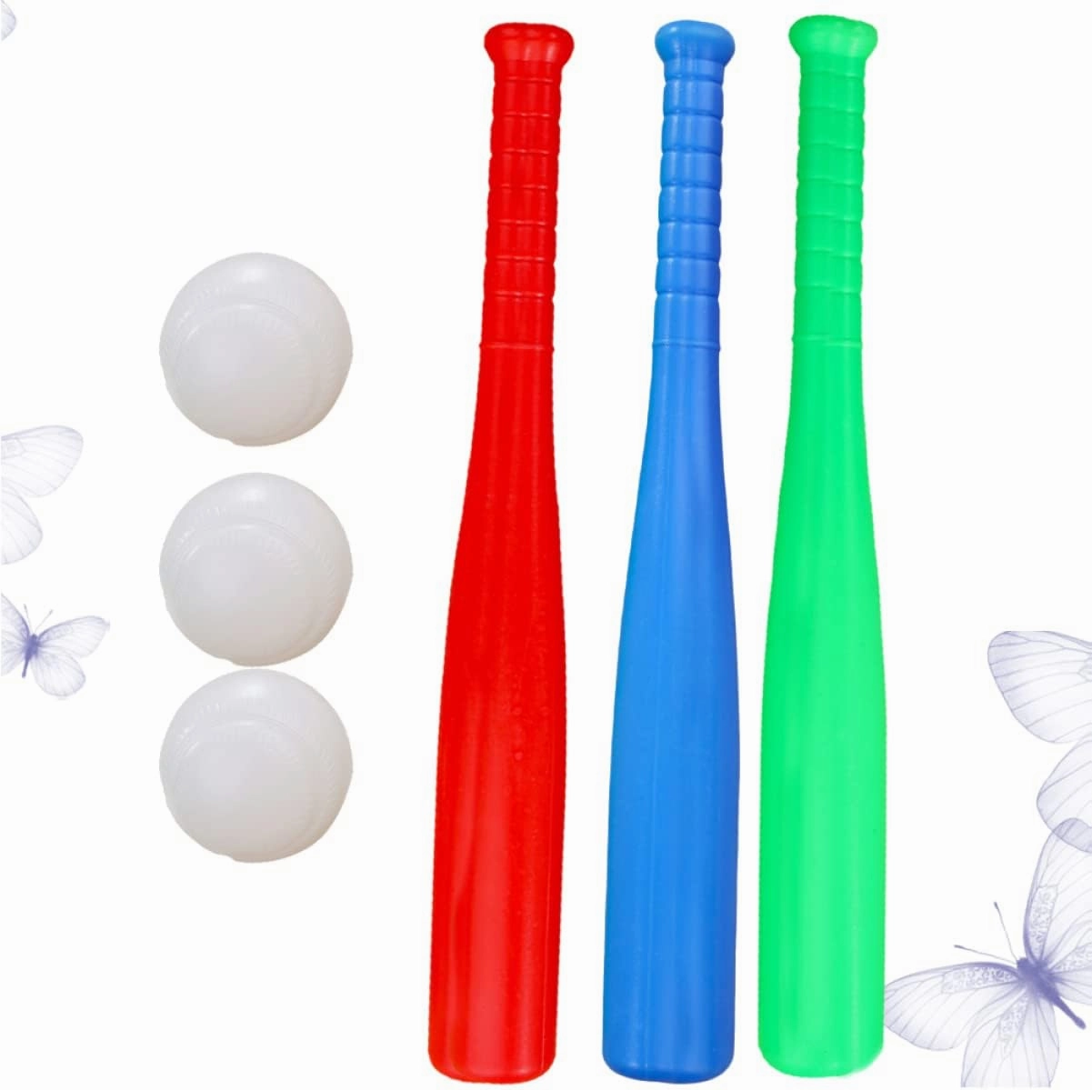 Boys Sports Toys 12 pcs Balls Kids   Bat Game Bats Toys Sports Children Batting Baseball for Toy Training and Skill Boys Practice Outdoor Sports Toys