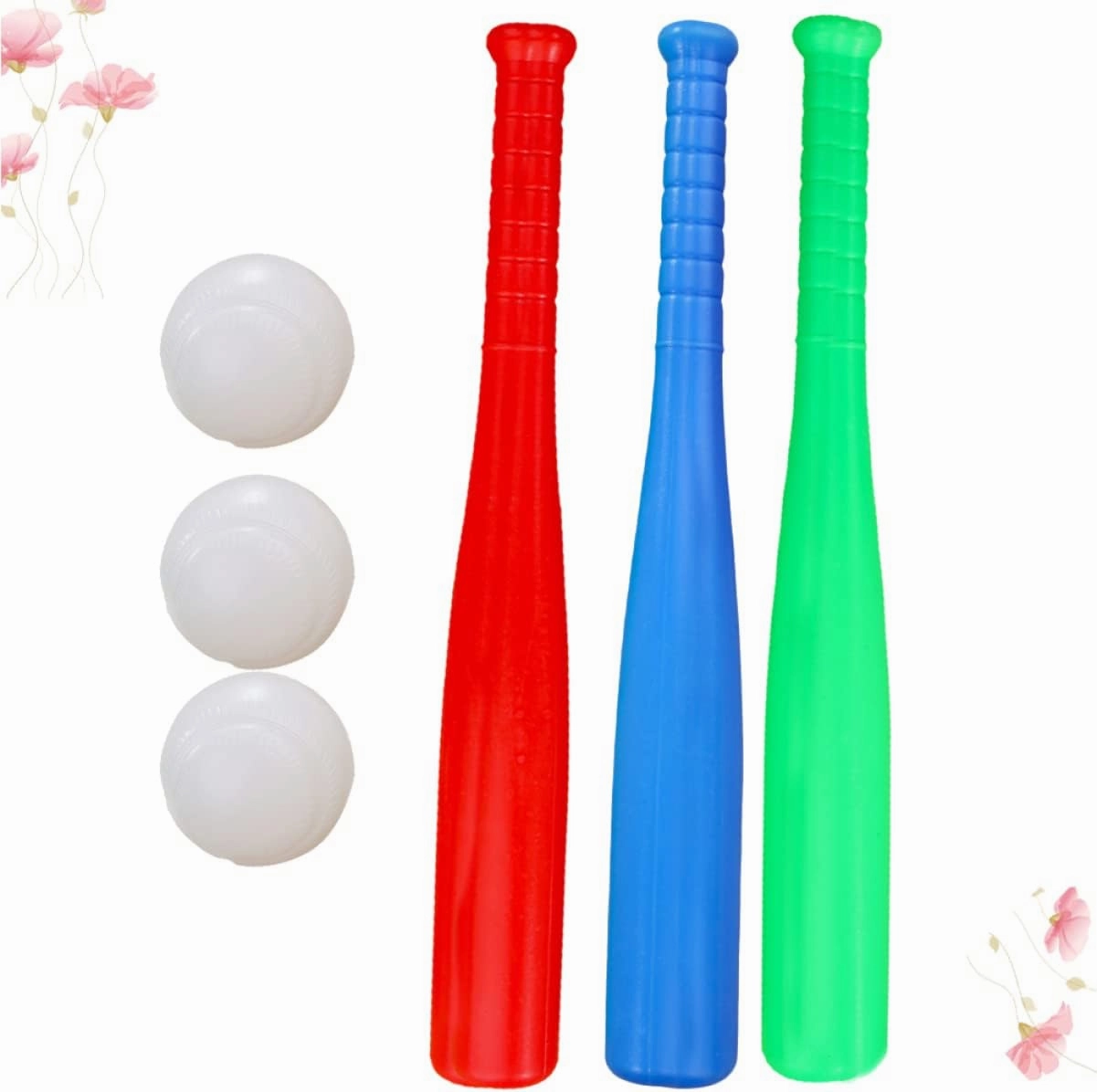 Boys Sports Toys 12 pcs Balls Kids   Bat Game Bats Toys Sports Children Batting Baseball for Toy Training and Skill Boys Practice Outdoor Sports Toys