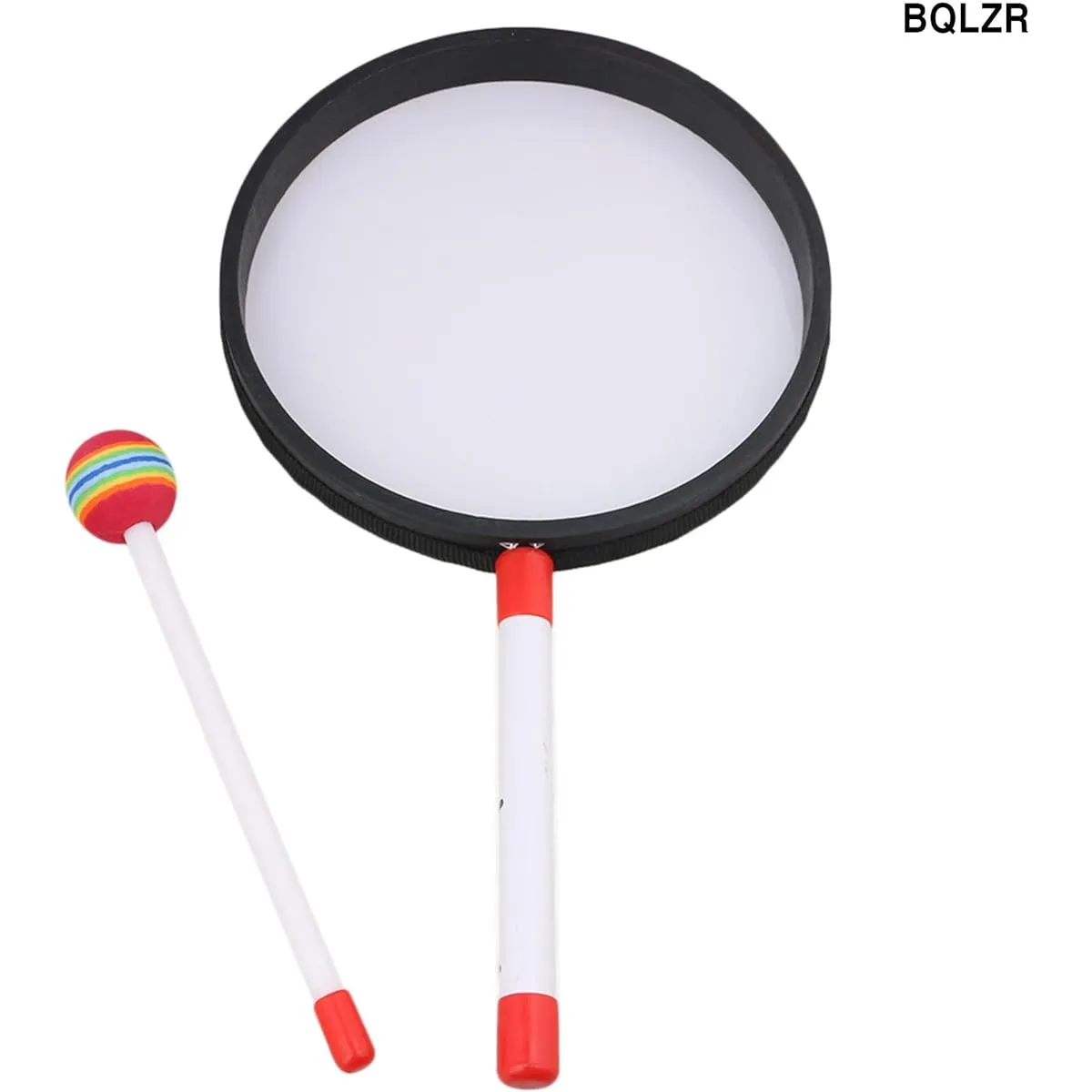 BQLZR Plastic Hand Drums Colorful Hammer Instruments 7.9x14.3 Inch Pack of 10