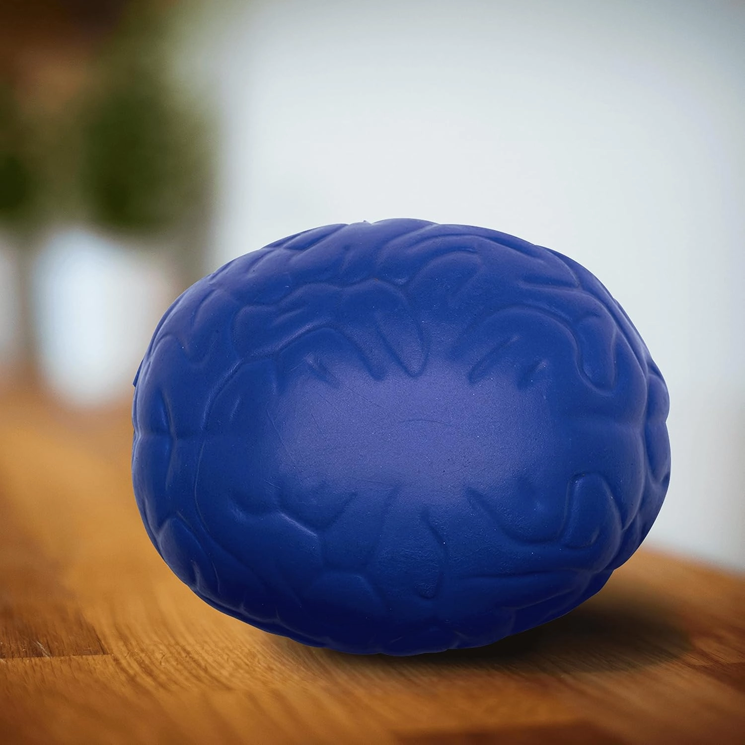 Brain Squeeze Balls Set of 10, Bulk Pack - Stress Relief, Perfect for Your Desk, Office or Home - Blue