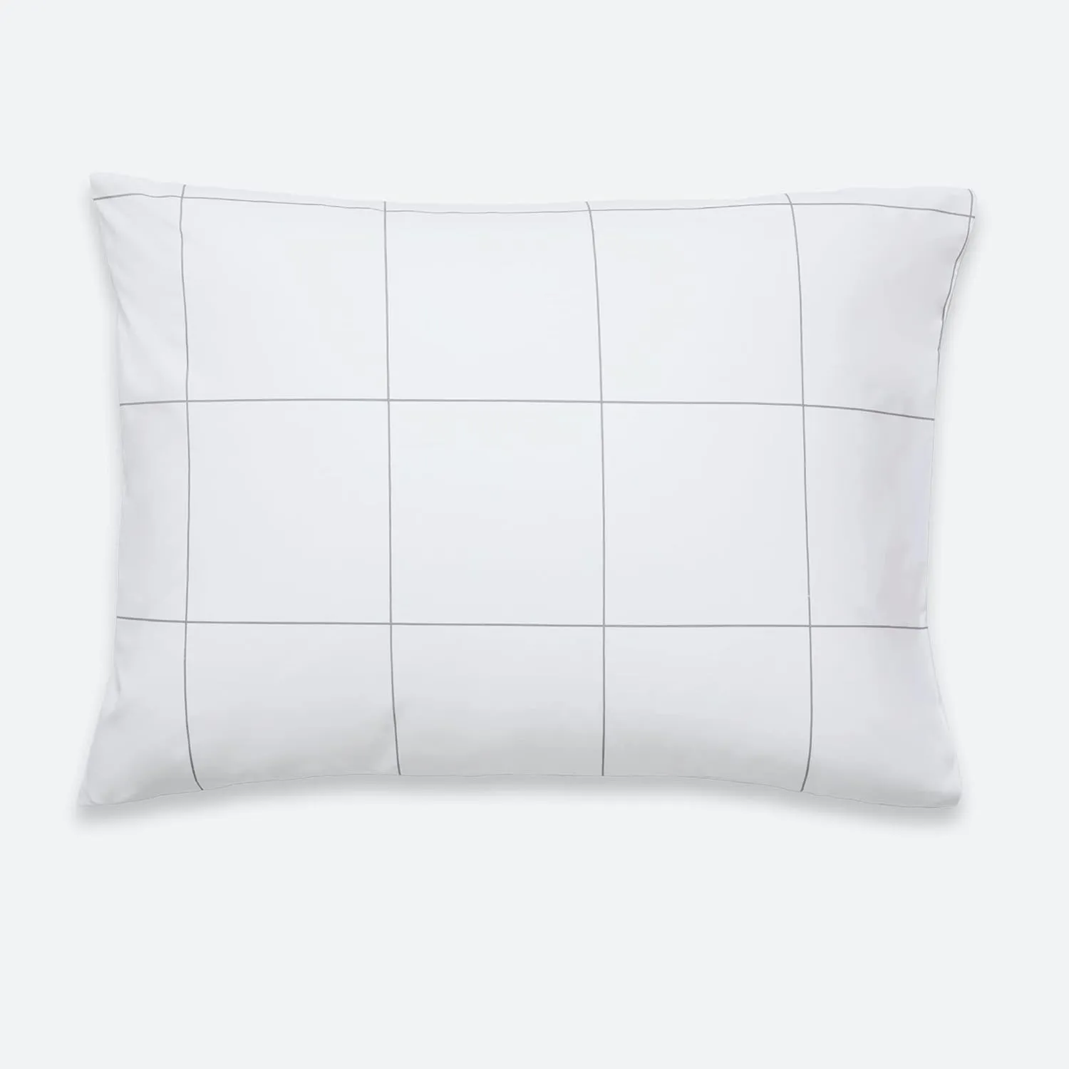 Brooklinen Luxury Sateen 3 Piece Sheet Set - No Flat Sheet Set, 100% Cotton, California King Size in Windowpane - 1 Fitted Sheet and 2 Pillowcases | Best Luxury Sheets