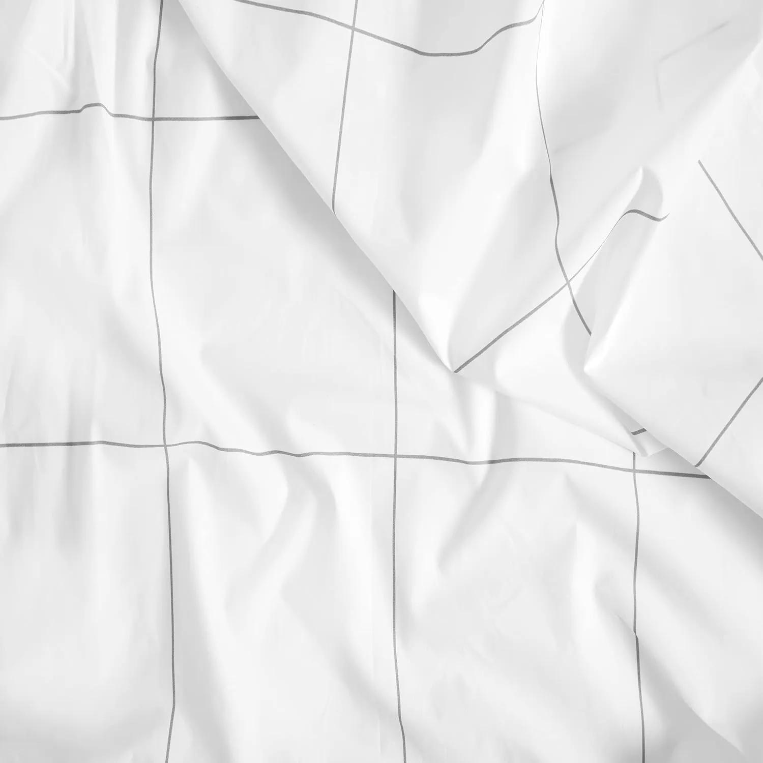 Brooklinen Luxury Sateen 3 Piece Sheet Set - No Flat Sheet Set, 100% Cotton, California King Size in Windowpane - 1 Fitted Sheet and 2 Pillowcases | Best Luxury Sheets