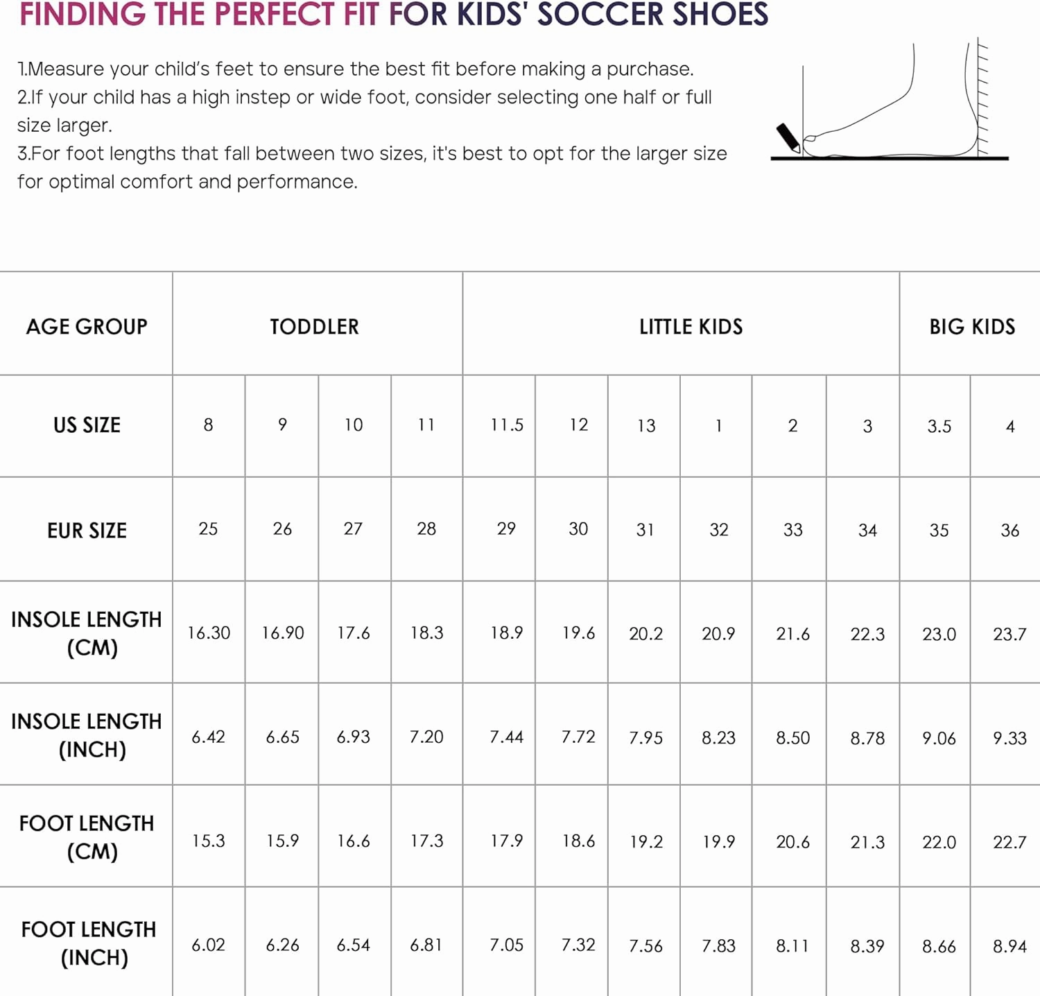 brooman Kids Turf Soccer Shoes Girls Boys Indoor Soccer Shoes