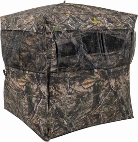 Browning Eclipse Tent Hunting Blind Featuring 360 Degree Windows with Silent Open, Durable Fiberglass Poles, Gear Pockets, and Brush Loops for Extra Concealment