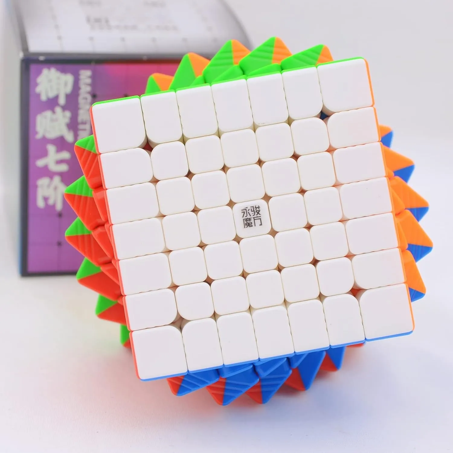 Bukefuno Yongjun Yufu V2 M 7X7 Magnetic Speed Puzzle Stickerless Cube YJ Yufu 2M 7X7X7 Magic Cube Magnetic