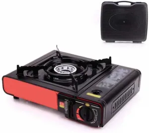 Burner Butane Stove, Portable Camping Stove, Windproof, Safety Overvoltage Protection, for Outdoor Kitchen, Small Apartment