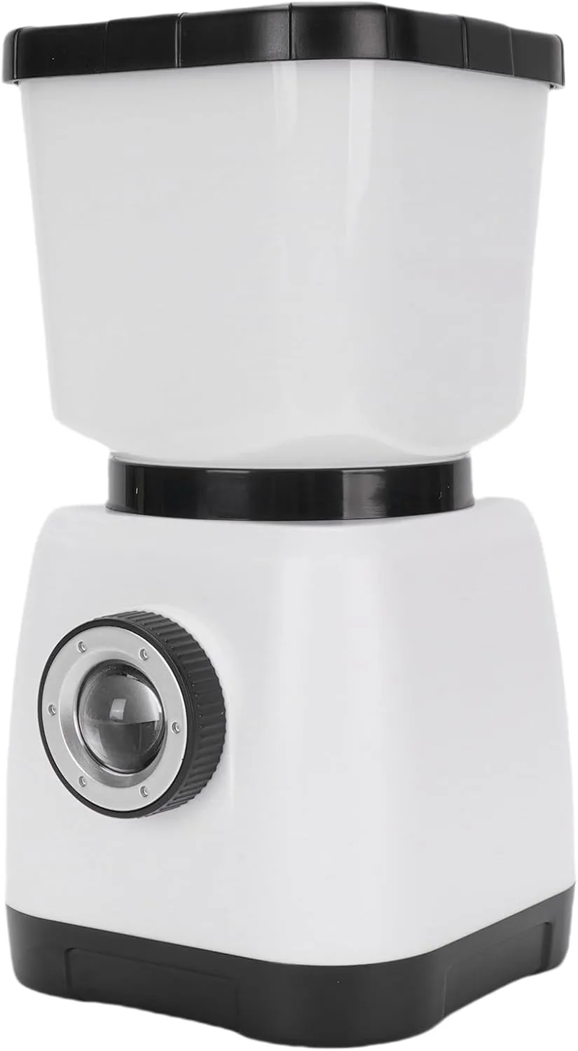 Camping Light Based on Battery, Rechargeable Camping Lantern with Portable Hook for Exterior (White)