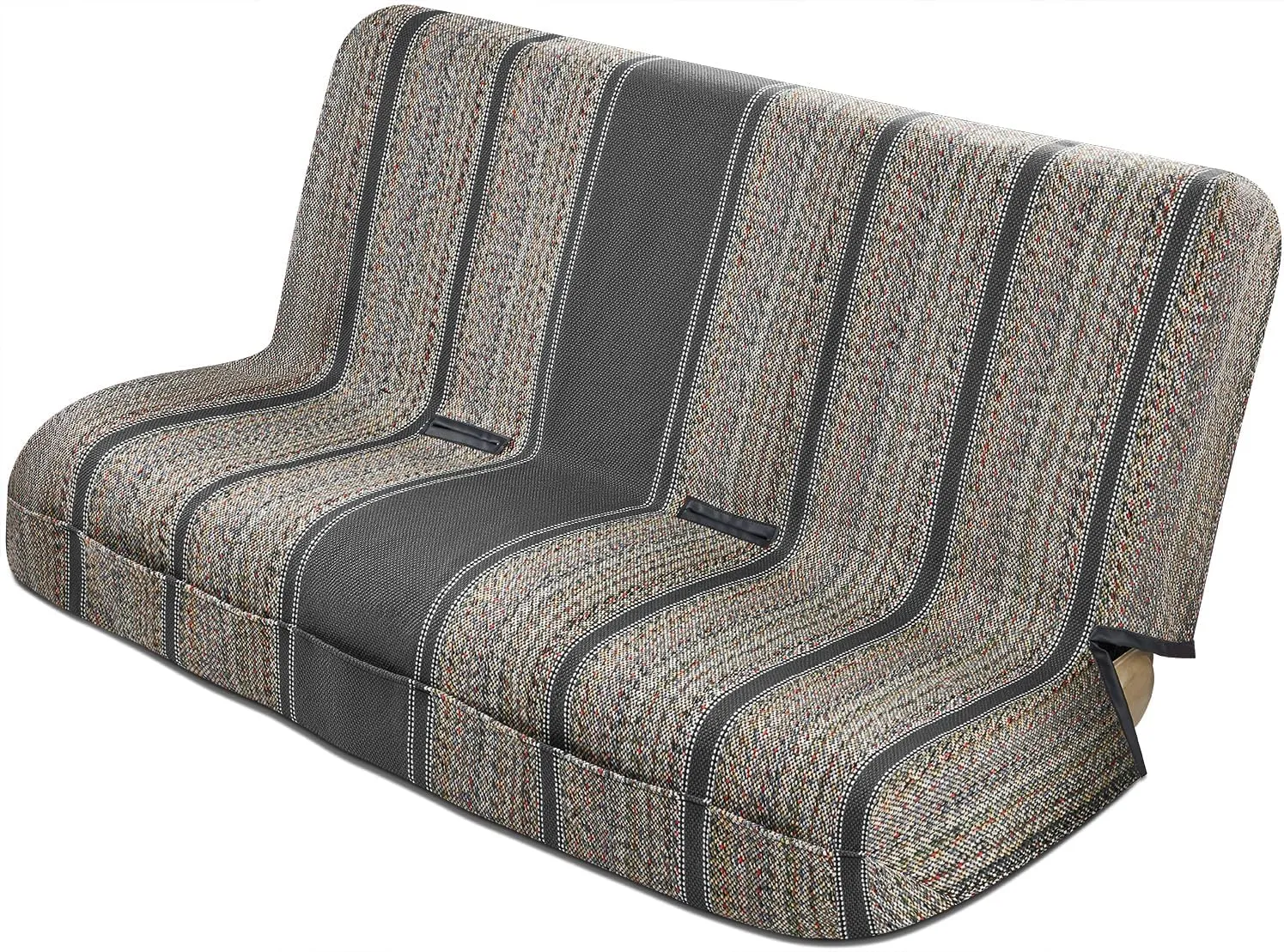 Car Seat Covers, Baja Saddle Blanket Car Accessories, Universal Fits Ford, Chevrolet, Dodge, Bench Seats, and Full Size Pickup Trucks (Gray)