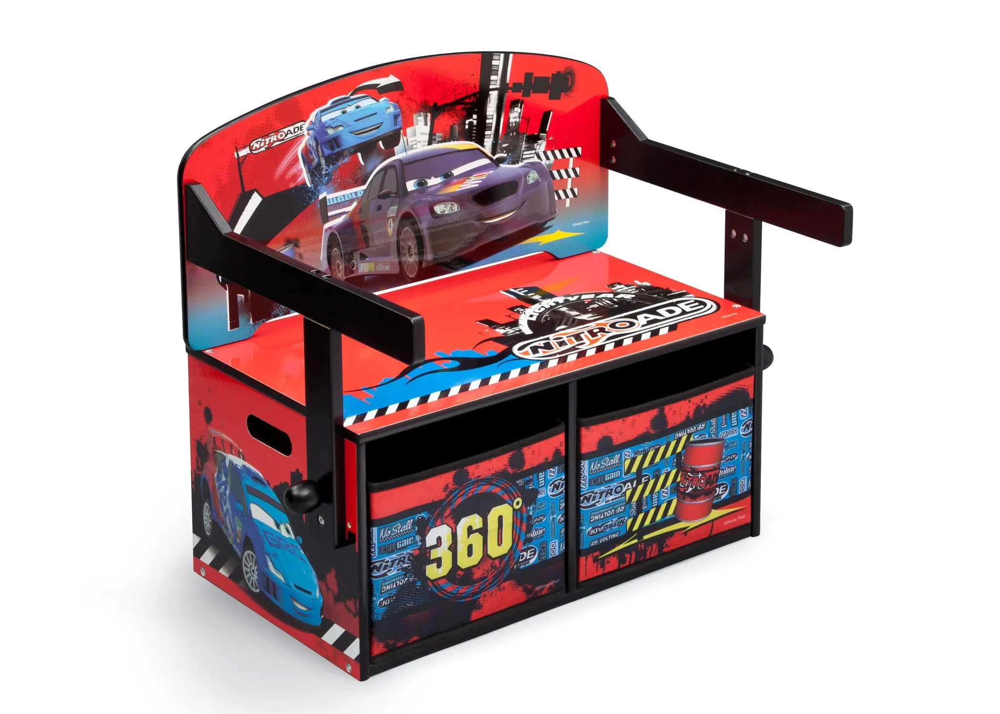 Cars 3-in-1 Storage Bench and Desk