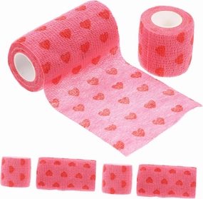 CLISPEED 6rolls Self-Adhesive Elastic Wraps Breathable Sports Bandages for Injury Portable and Wear-Resistant Tapes Easy to Use and Tear by Hand for Sports Writing and First Aid