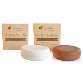 Coconut & Argan Oil Shampoo & Conditioner Bar Set, Deep Moisturizing for Dry Damaged Hair. Hydrating Solid Bar for Curly, Coily & Color Treated Hair, Vegan & Sulfate Free, USA Made.
