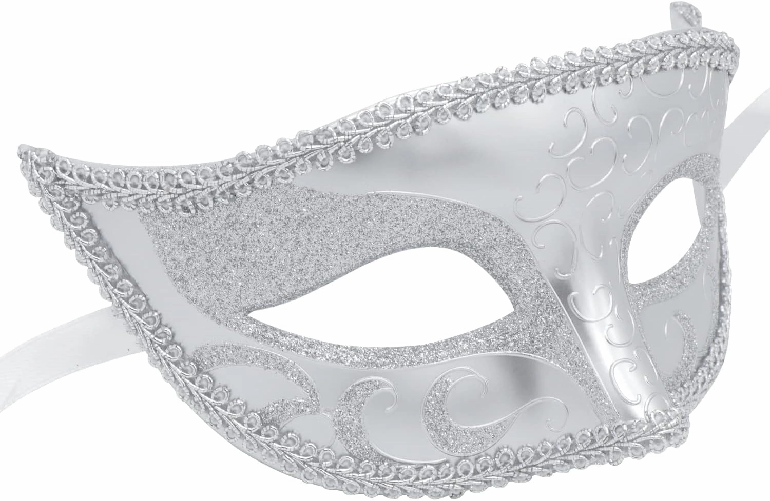 Coddsmz Couple Masquerade Masks Set with Holding Stick Venetian Halloween Costume Masks Mardi Gras Masks Party Costume Mask