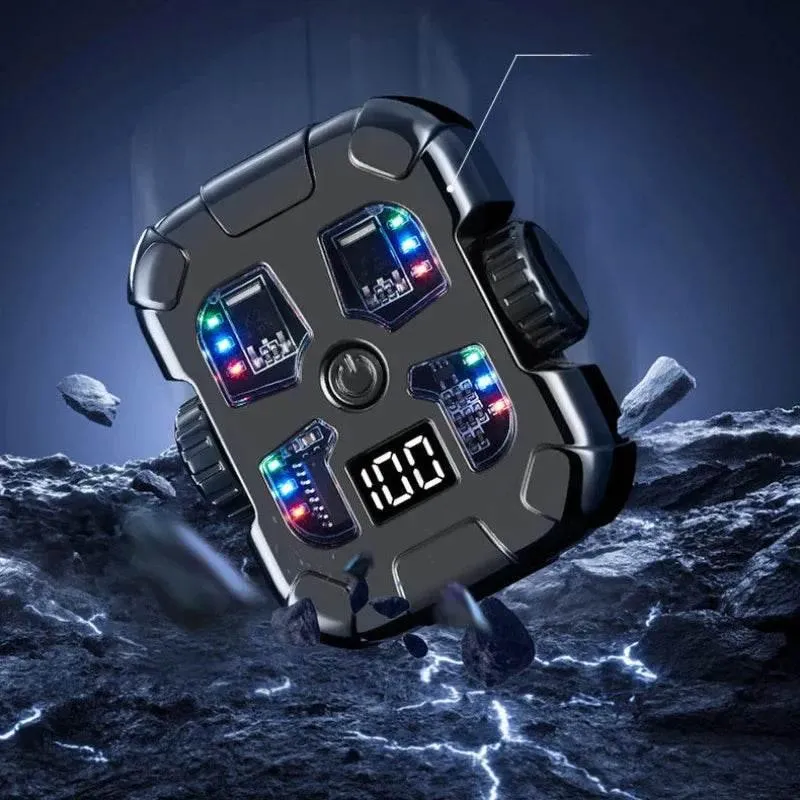 Colorful Rechargeable Flameless Lighter - Pulse Arc Design