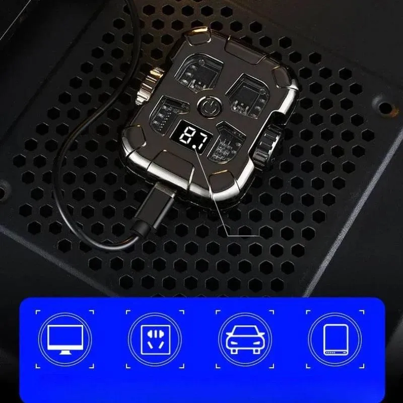 Colorful Rechargeable Flameless Lighter - Pulse Arc Design