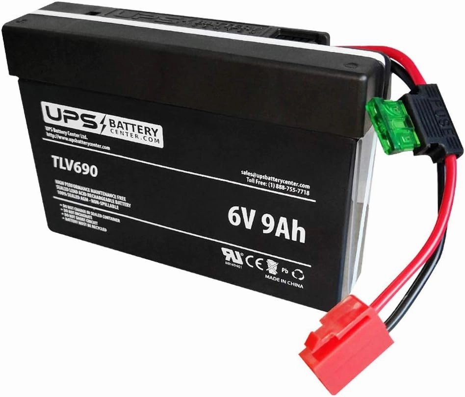 Compatible Replacement 6V Battery for Kid Trax 6-Volt Ride-On Toy by UPSBatteryCenter®