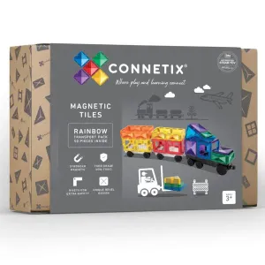 Connetix Tiles Rainbow Transport Pack 50 pc
