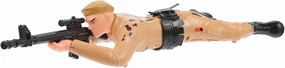 Crawling Educational Army Soldier Figurine Plaything for Bright Colors Safe Design Engaging Present for Years