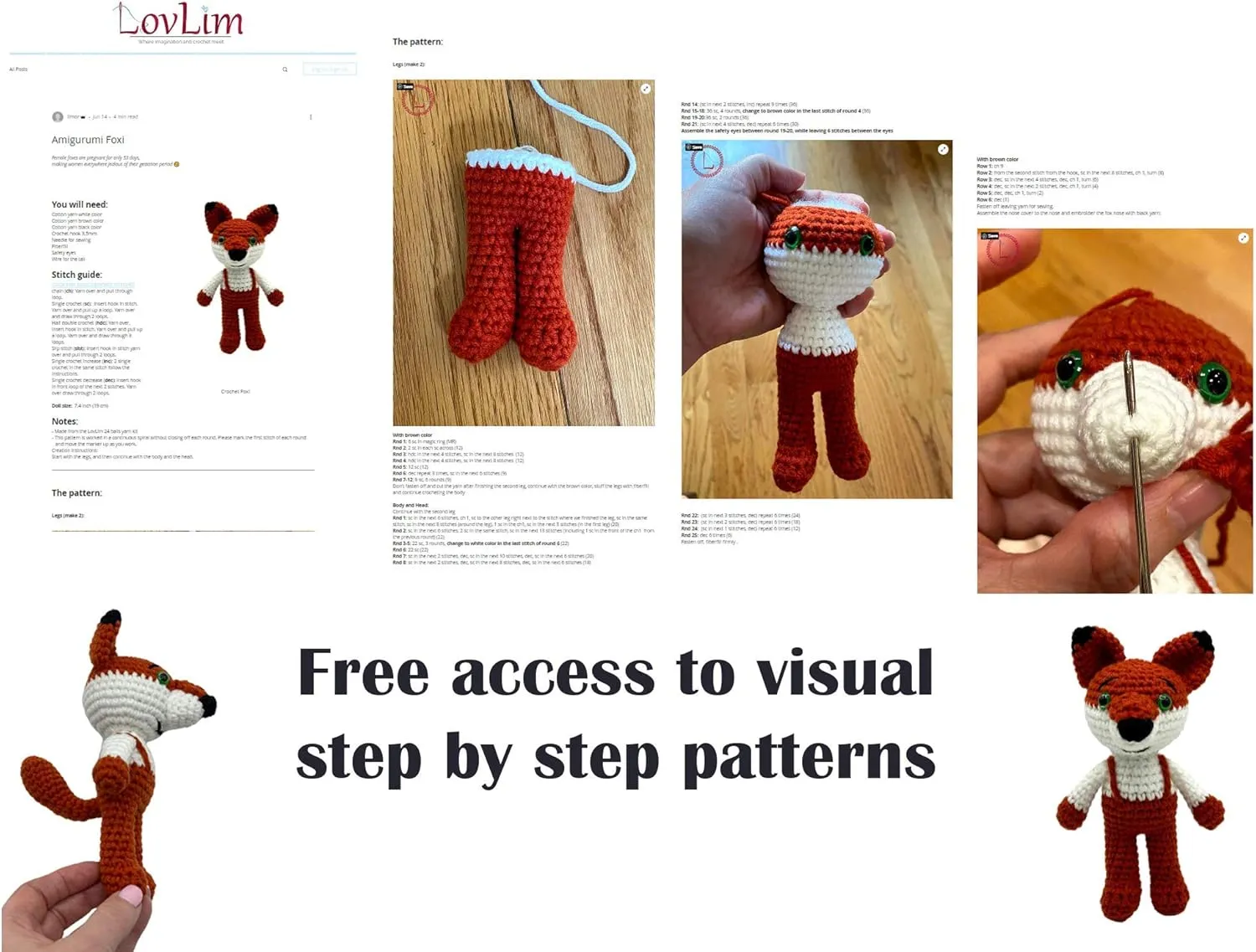 Crochet Yarn, 10x50g Soft Cotton Yarn Skeins, 1200  Yards, for Crochet and Knitting, Free Crochet/Amigurumi Patterns, Craft DK Yarn Perfect Starter Kit (Autumn)