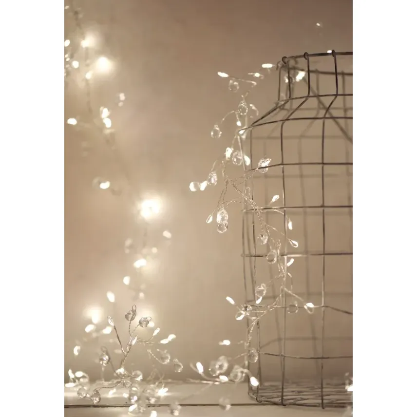 Crystal Cluster Fairy String Lights, Set of 3