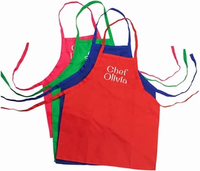 Custom Name Kids Apron Chef Hat Set For Boy Girl Cooking Baking Painting Craft