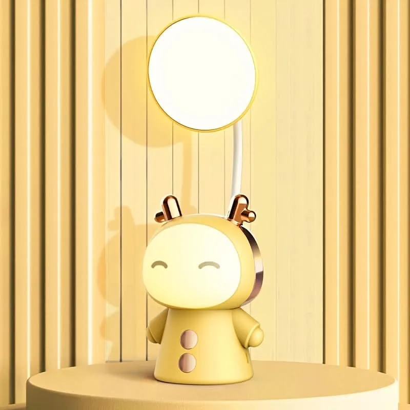 Cute Doll Eye Protection LED Table Lamp – Foldable Light