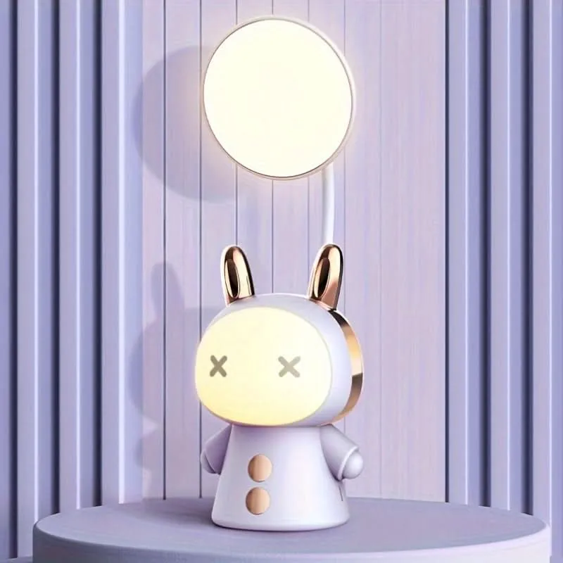 Cute Doll Eye Protection LED Table Lamp – Foldable Light