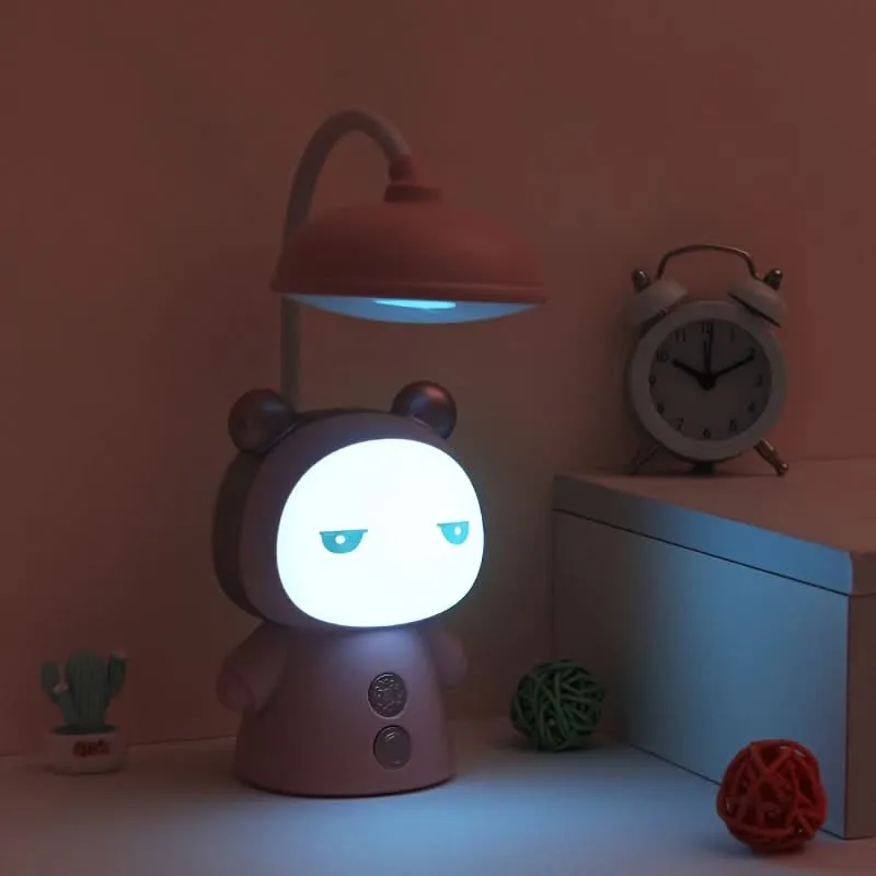 Cute Doll Eye Protection LED Table Lamp – Foldable Light