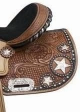 D&L SADDLERY Western Barrel Racing Horse Saddles Trail Equestrian Horse Saddle Classic Quality Premium Leather Comfort for Horse Riding Size:10-18 inches Seat Available, JH07