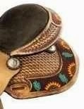 D&L SADDLERY Western Barrel Racing Horse Saddles Trail Equestrian Horse Saddle Classic Quality Premium Leather Comfort for Horse Riding Size:10-18 inches Seat Available, JH11