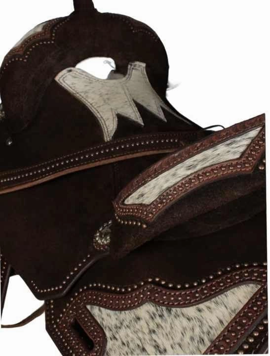 D&L SADDLERY Western Barrel Racing Wooden Tree Horse Saddles Handmade Leather Comfort for Horses Trail Equestrian Tooled Carved Horse Saddle Riding Size: 10-18 inches Seat, EW13