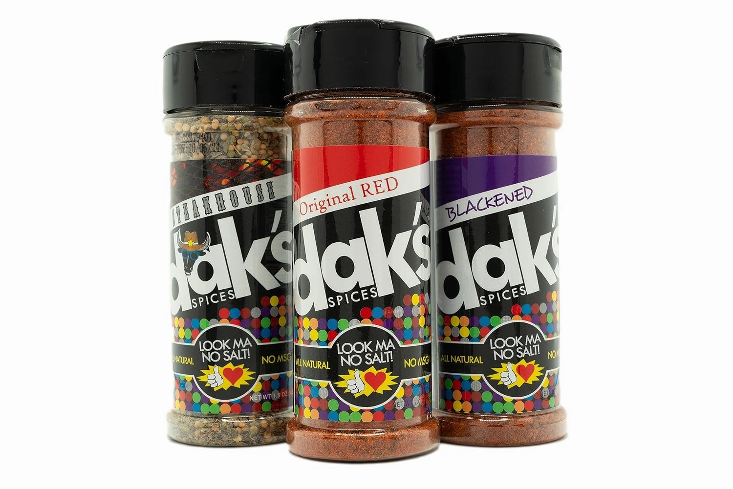DAK's Spices BBQ Grill Seasoning Blends | 100% Salt Free Spices | Premium & Healthy Seasoning | Rub It, Coat It, Sprinkle It | Low Carb & Keto Friendly | Perfect for Marinating, Grilling or Smoking| 1.5 oz