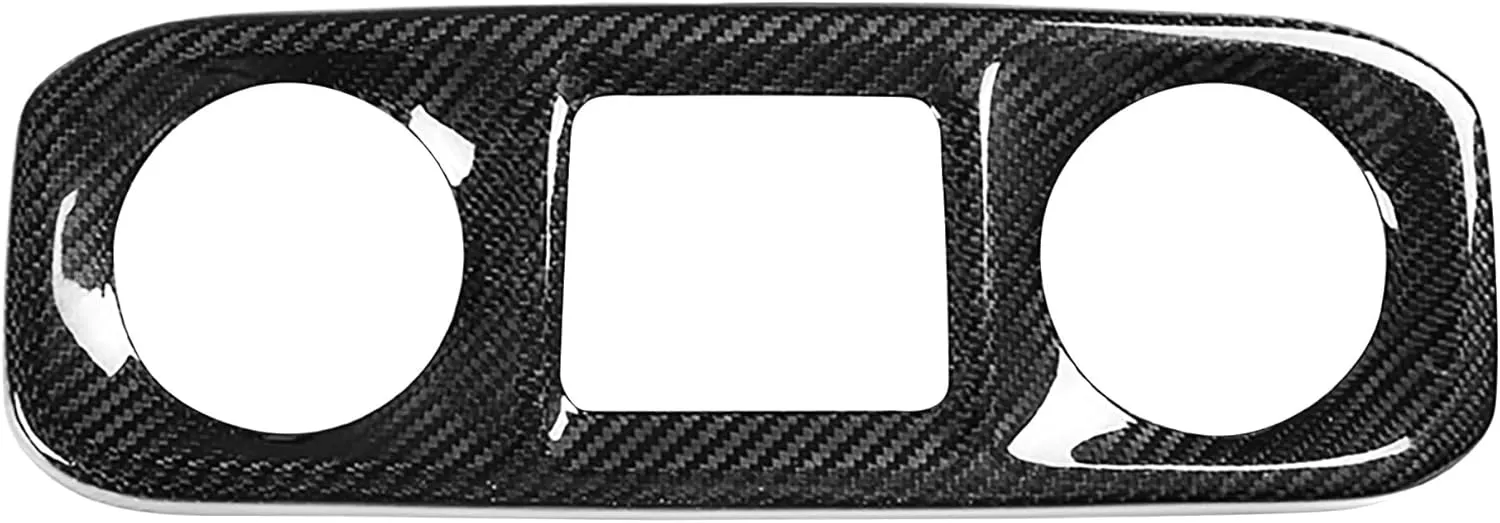 Decorative Stickers Real Carbon Fiber Central Control Air Outlet Decorative Sticker 1 Piece for Benz G63 G500 W464 for Brabus 2019-2020