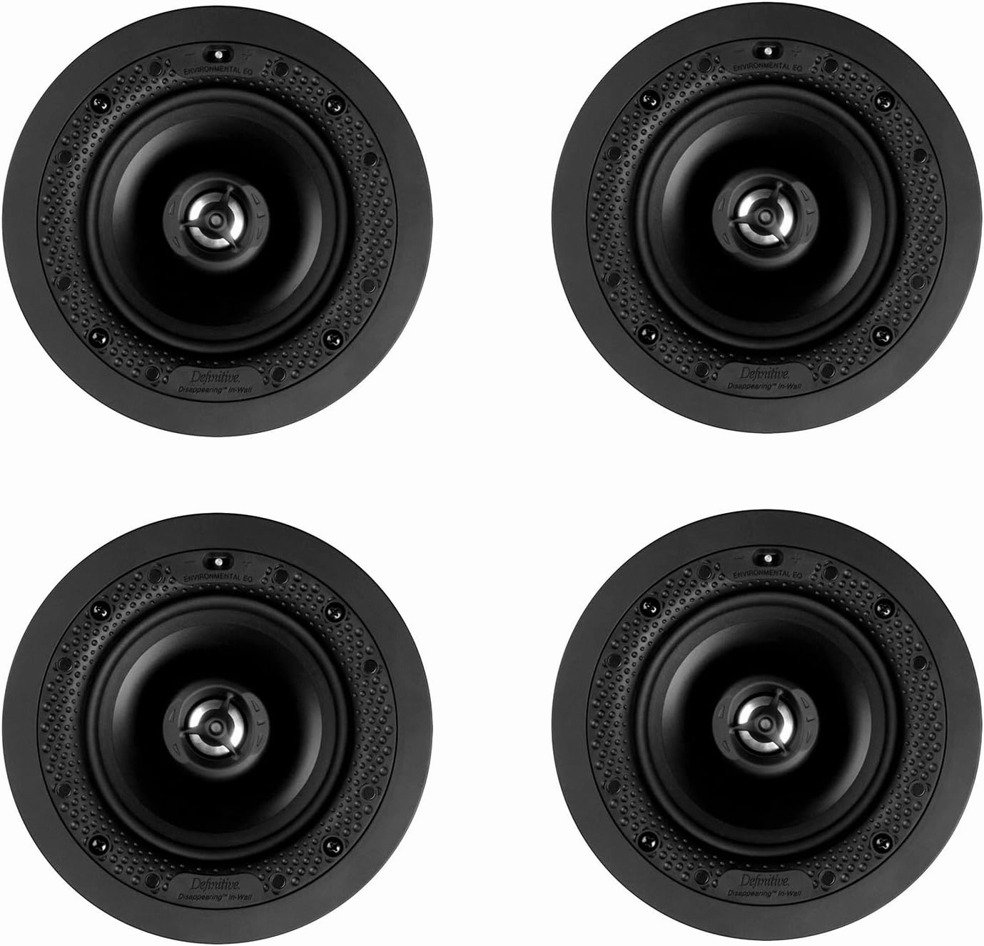 Definitive Technology DI 5.5R 5.25” in-Ceiling Speakers | 4 Speakers | Compact Designed to Disappear | Midrange/Bass Woofers for More Bass in Less Space | 2 Pairs of Speakers