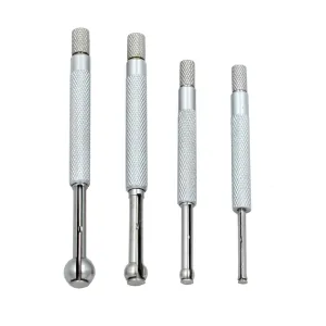 DGOL Full Ball Small Hole Gage Range 1/8 inch - 1/2 inch 4 pcs Telescoping Bore Gauge