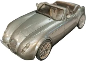 Die Cast Vehicle 1/43 for Wiesmann MF4 Roadster Gray Roadster Model Die-Cast Car Models Adult Collectible Series Car Models Mini Cars Replica