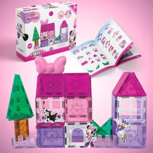 Disney Junior Minnie Mouse Magnetic Tile Set – 42-Piece