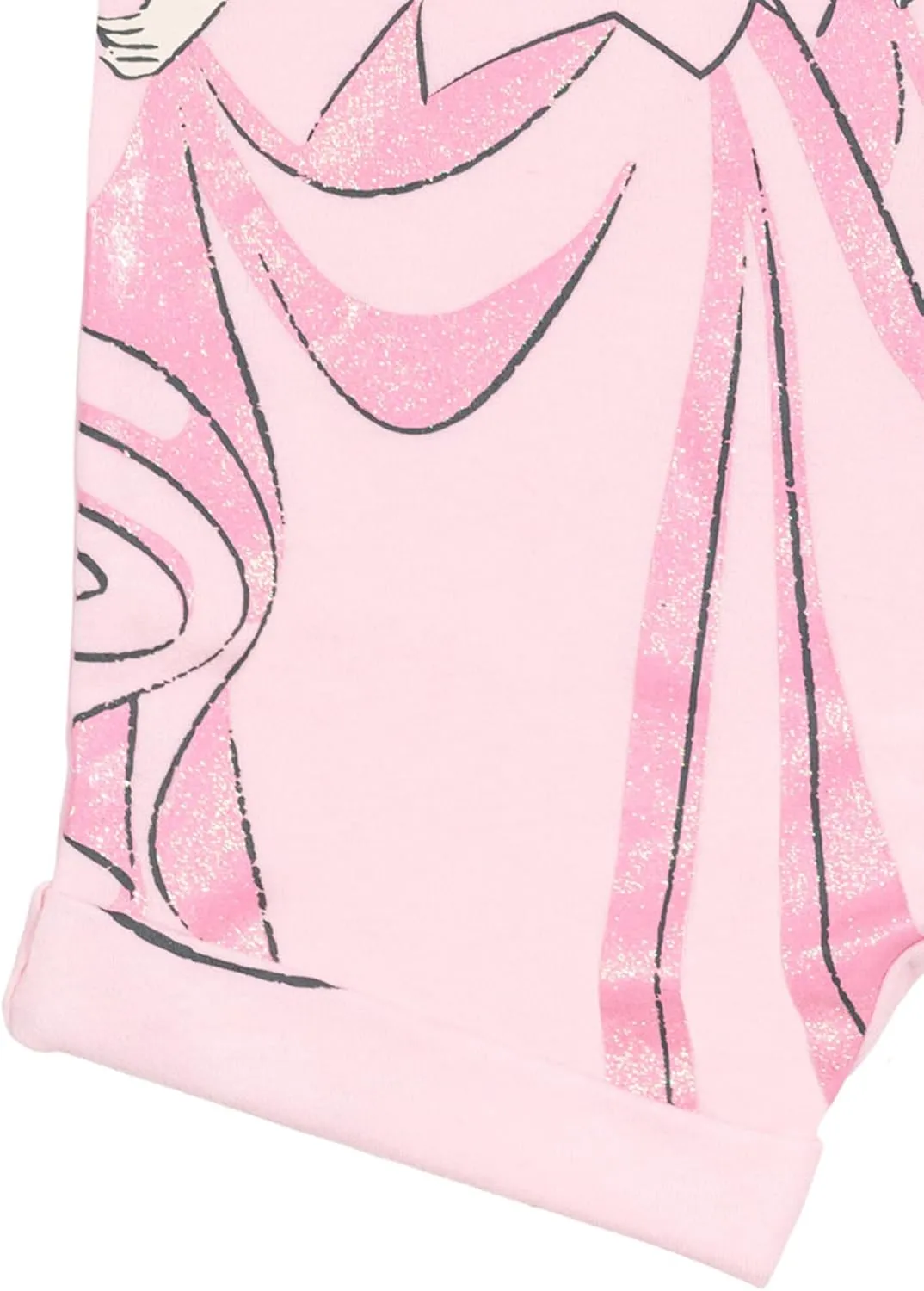 Disney Princess Rapunzel Ariel Belle Jasmine Aurora Baby Girls Snap Romper and Headband Newborn to Toddler