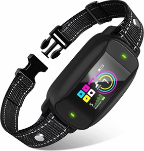 Dog Bark Collar, Anti Bark Collar for Large Medium Small Dogs, Rechargeable Smart Barking Collar with Beep Vibration Modes, Safe No Bark Training Collar with 5 Adjustable Sensitivity