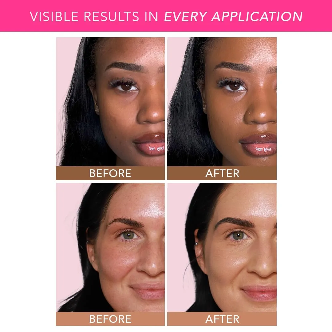 Doll 10 Peptide Bounce Balm Foundation™ – Hydrating, Age-Defying Foundation for Older Women, All Skin Types – Vegan, Clean, Natural, Medium Buildable Coverage, Blurs Fine Lines - [Deep]