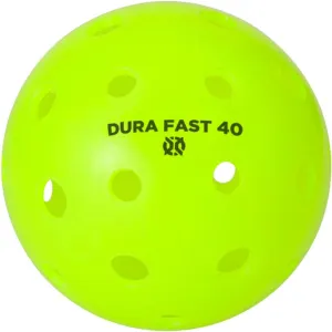 Dura Fast 40 Pickleballs by Onix | Outdoor Pickleball Balls | Neon Green | Pack of 6 | Approved and Sanctioned for Tournament Play