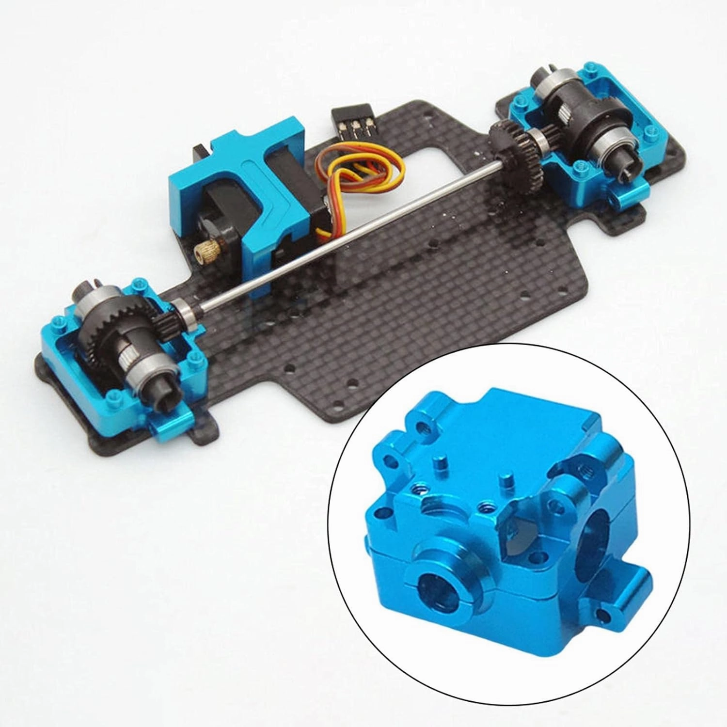 Durable Metal RC Gear Housing DIY Accessories Parts for Wltoys K969 K989 Accessory Part