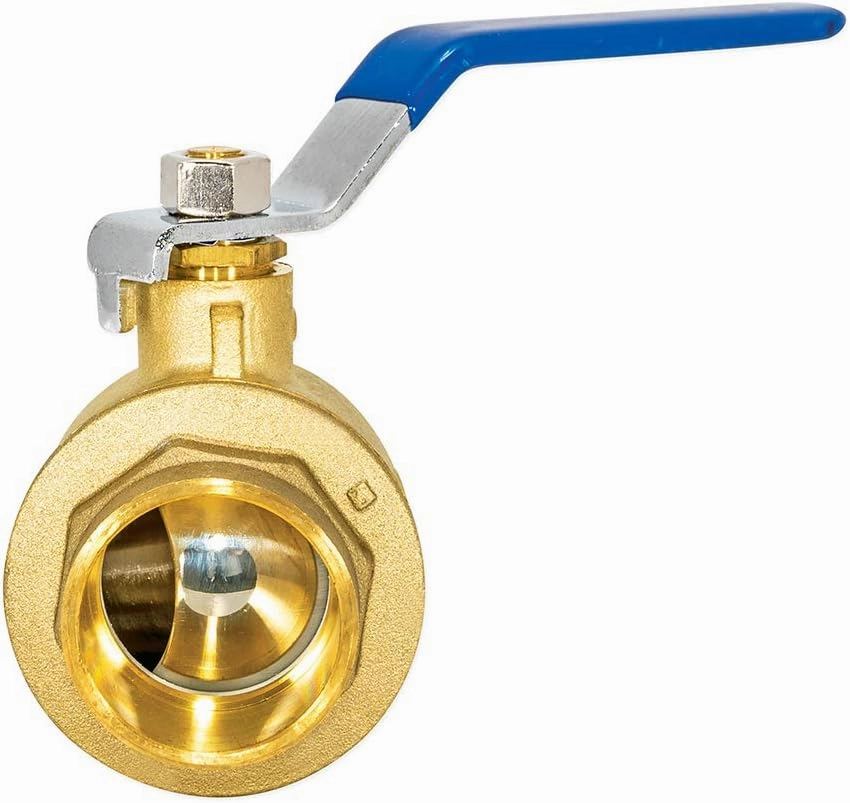Eastman 1-1/4 Inch Sweat Heavy Duty Full Port Ball Valve, Brass Plumbing Fitting, 20067LF